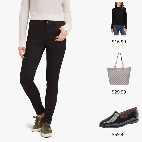 prAna Women's Oday Jean, Black Out, 6 Tall - Picture 4 of 7